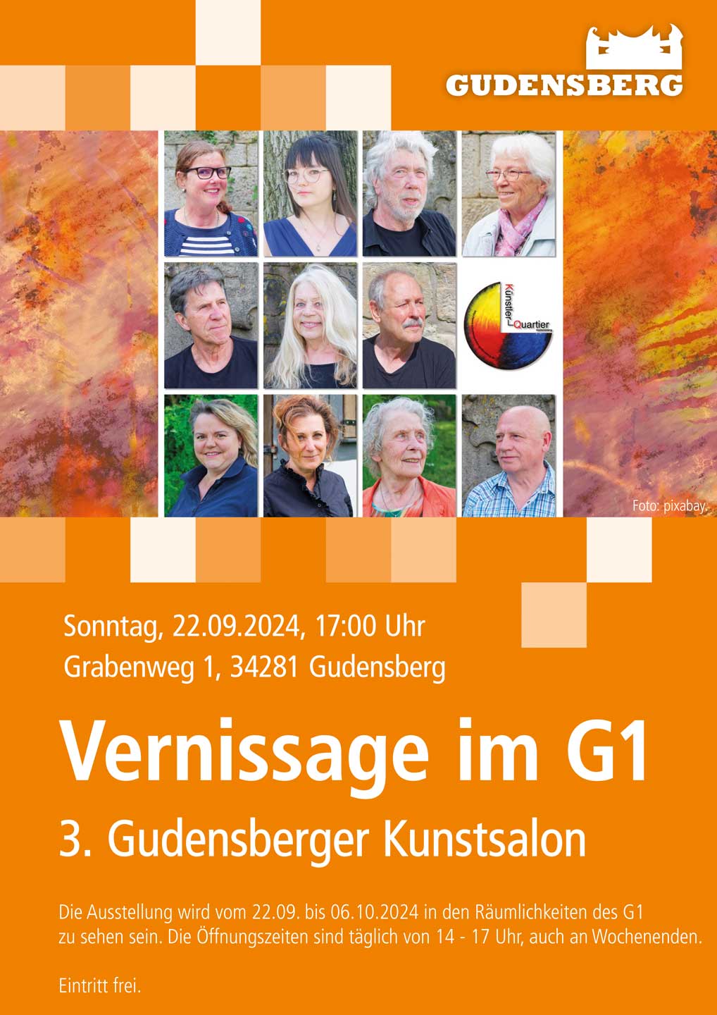 Plakat 3. Gudensberger Kunstsalon